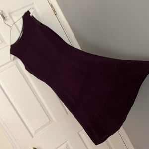 Ralph Lauren / Midi Flare Knit Dress / Lined / Color: Purple / Size: PM